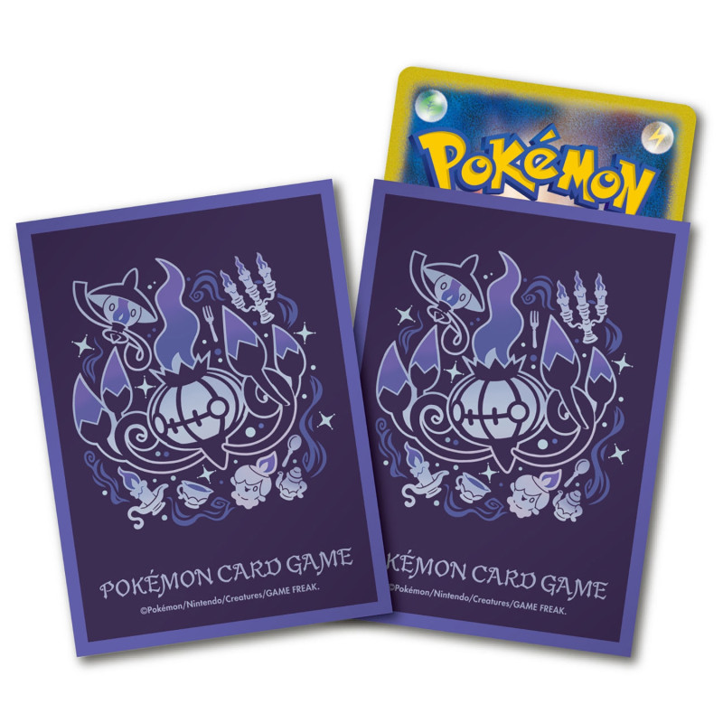 64 Sleeves Premium Glossy Chandelure - Pokémon center