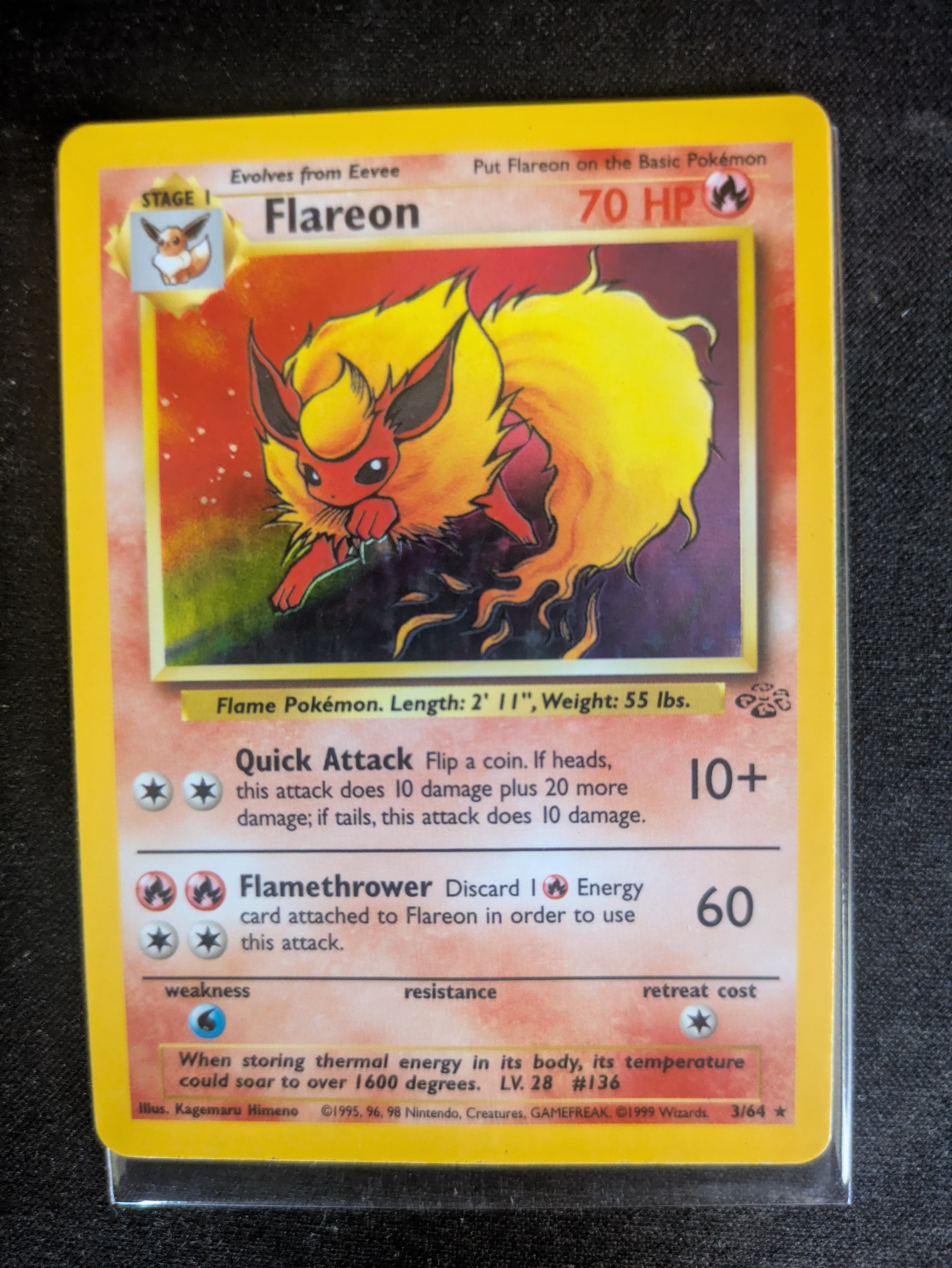 Flareon holo unlimited 3/64