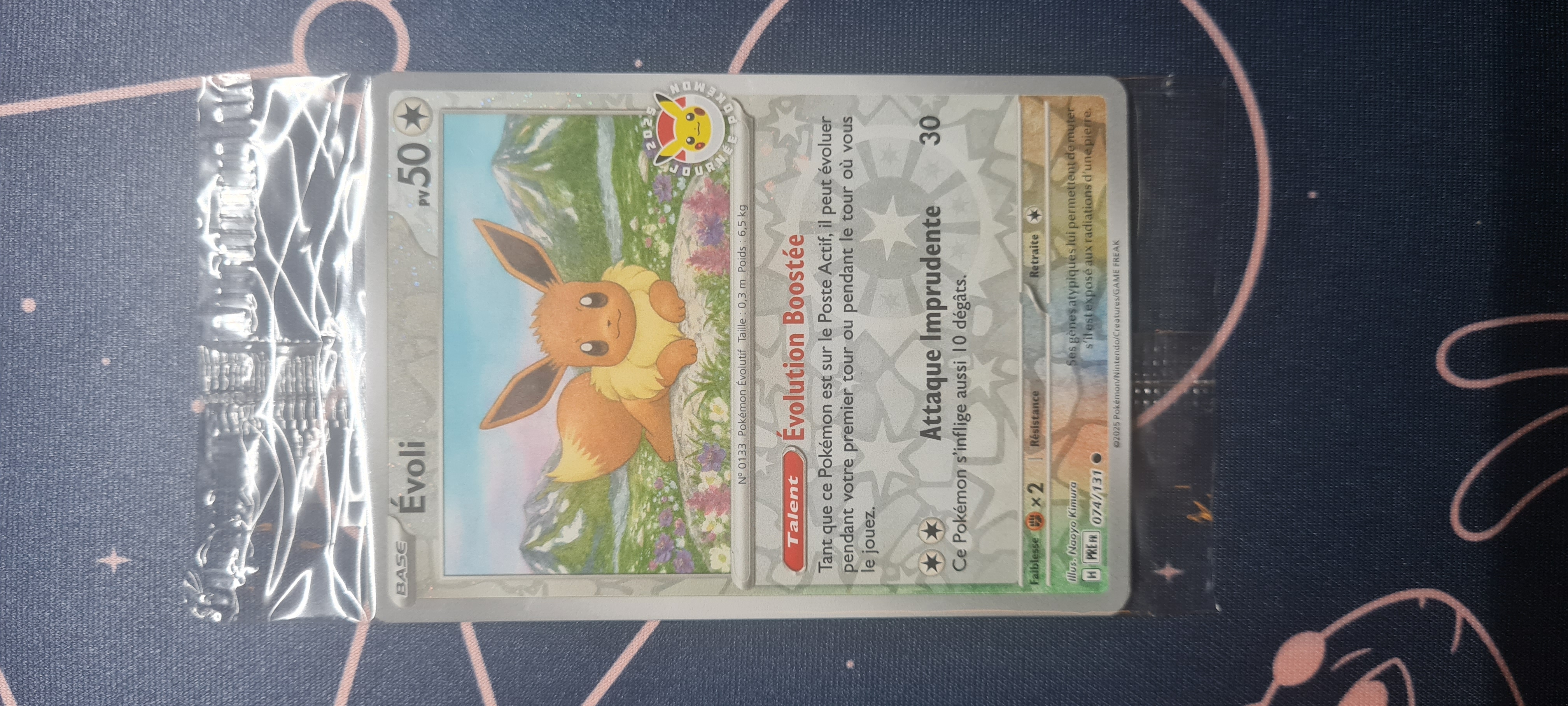 Évoli 074/131 Stamp Journée Pokémon Scellée