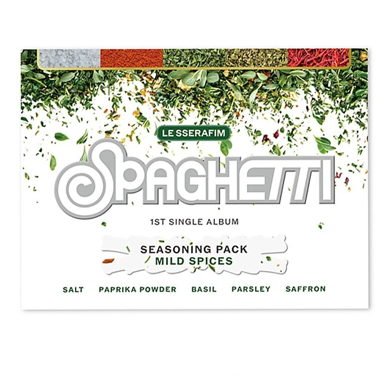 LE SSERAFIM [SPAGHETTI] 1st Single Album SET A + 5 Photo card