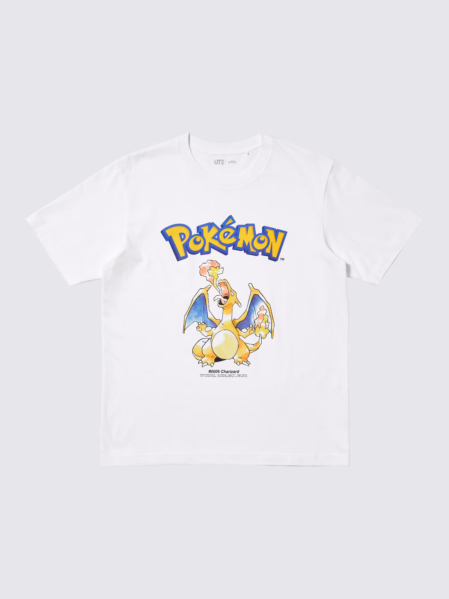 T-shirt Uniqlo Pokémon 30ème anniversaire Dracaufeu