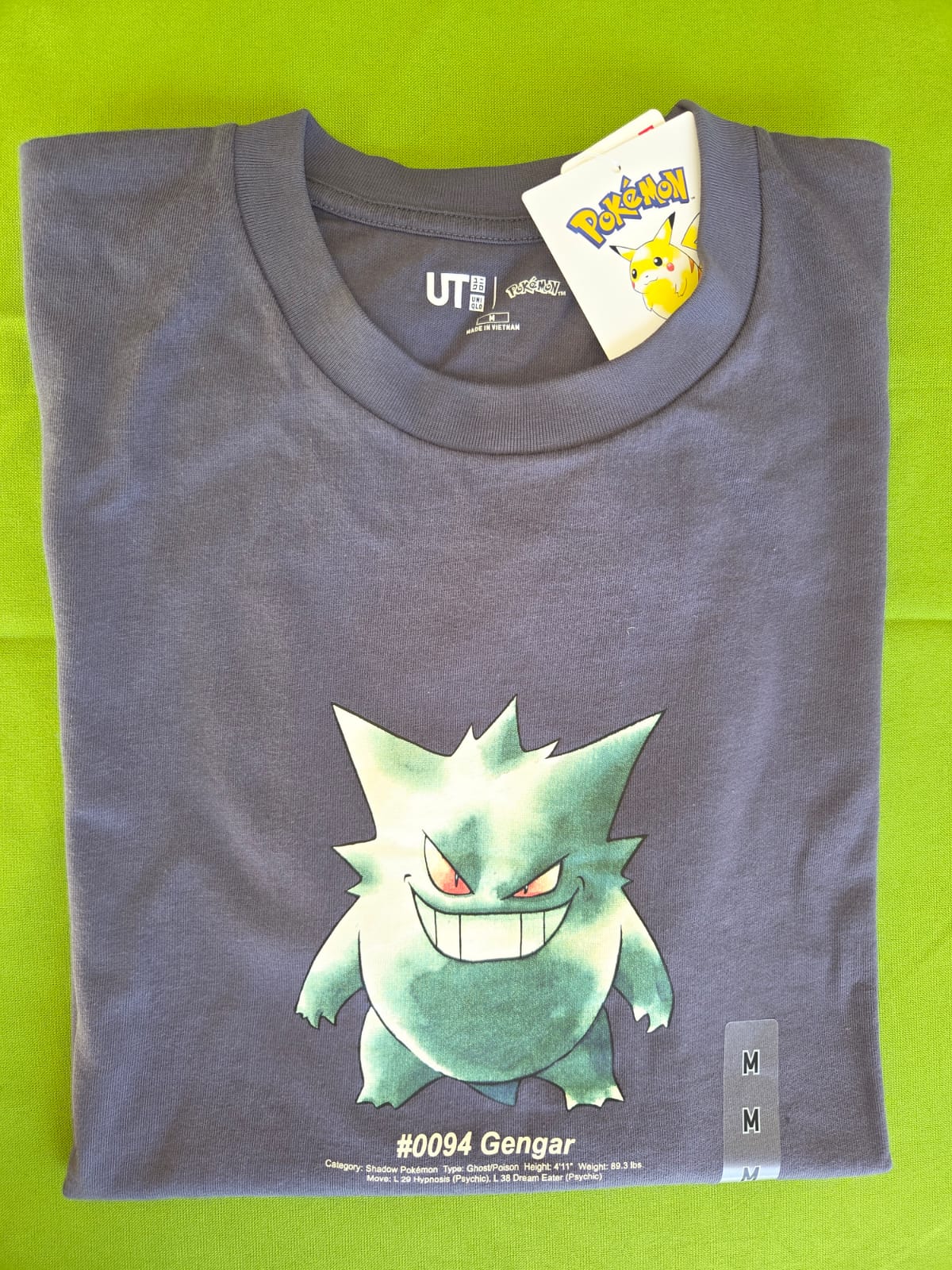 T-shirt Uniqlo Pokémon 30ème anniversaire Ectoplasma