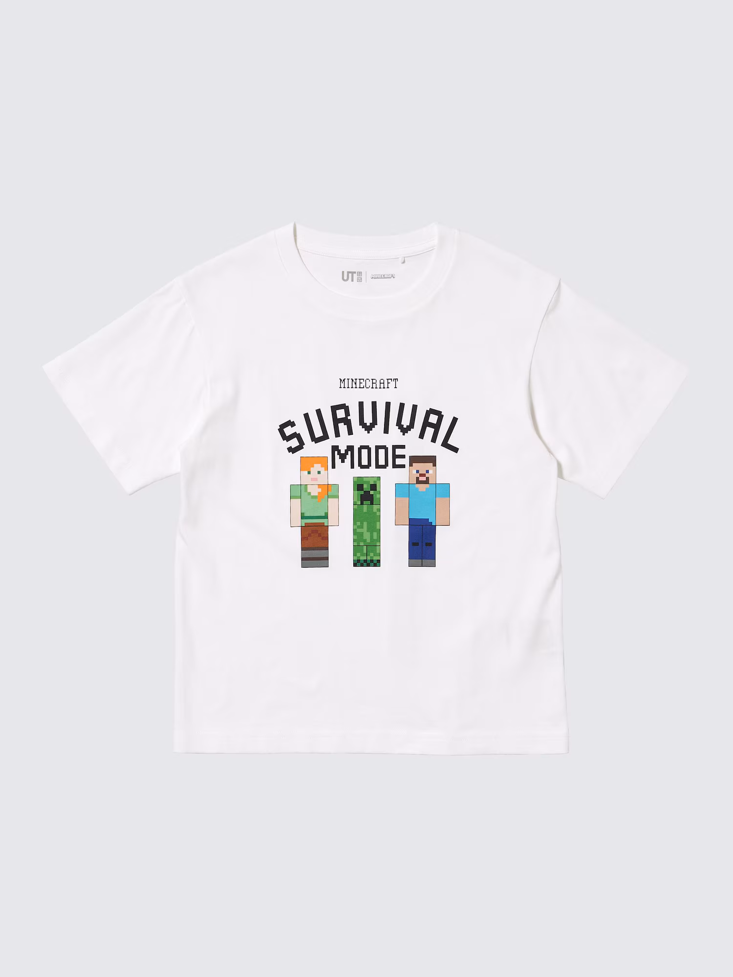 T-shirt enfant Minecraft Blanc